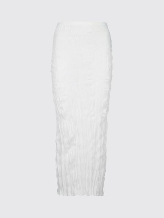 26SS 토템 롱 스커트 262WRB0456YA0244 047 White - TOTEME