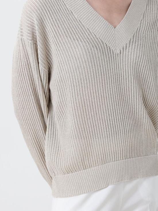 26SS 브루넬로 쿠치넬리 스웨터 MST258302 CY948 Beige - BRUNELLO CUCINELLI