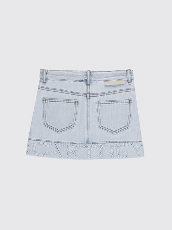 26SS [키즈] 스텔라 맥카트니 데님 스커트 TY7A51Z0746 600 Gnawed Blue - STELLA MCCARTNEY