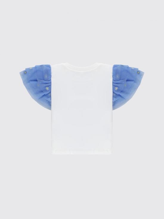 26SS [키즈] 스텔라 맥카트니 티셔츠 TY8041BZ0434 101 Ivory - STELLA MCCARTNEY
