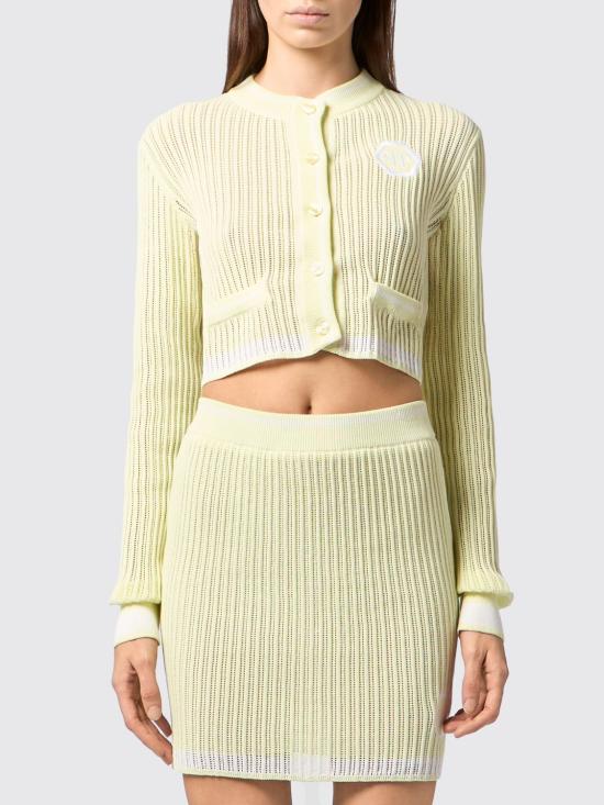 26SS 필립 플레인 스웨터 PAFCWKQ0168PKN002N 09 Yellow