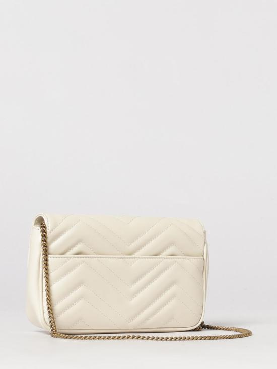 26SS 구찌 GG 마몽 스몰 숄더백 751526AACCE 9053 White - GUCCI