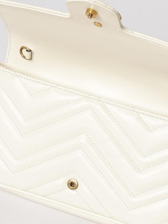26SS 구찌 GG 마몽 스몰 숄더백 751526AACCE 9053 White - GUCCI