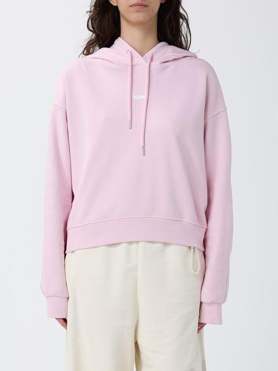 26SS 디스클레이머 후드 티셔츠 55550 ROSA Pink