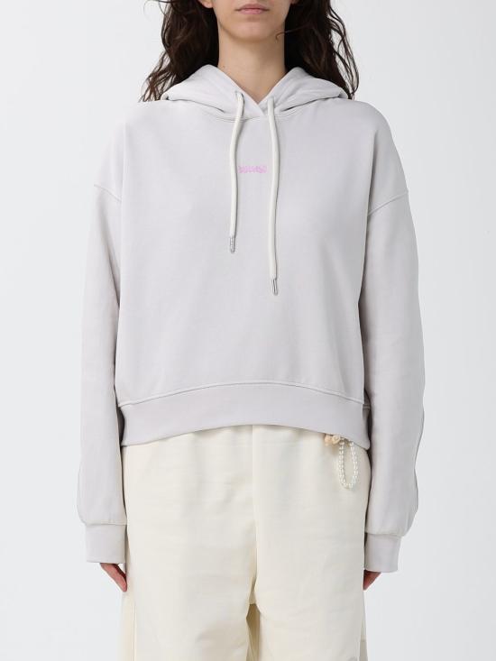 26SS 디스클레이머 후드 티셔츠 55550 GHIACCIO ST ROSA Grey