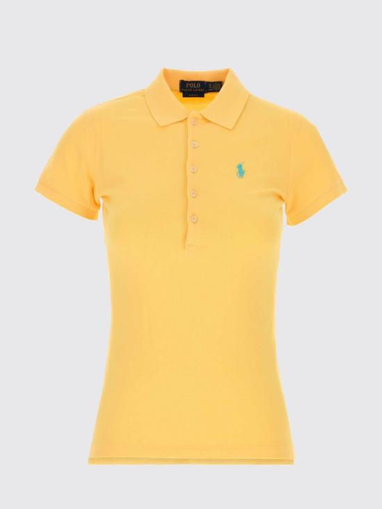 26SS 폴로 랄프로렌 슬림핏 스트레치 폴로 셔츠 211B18200 004 Yellow - POLO RALPH LAUREN