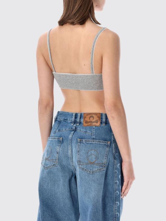 26SS 마린세르 민소매 티셔츠 WTO476ACJER0011 GR50 Grey - MARINE SERRE
