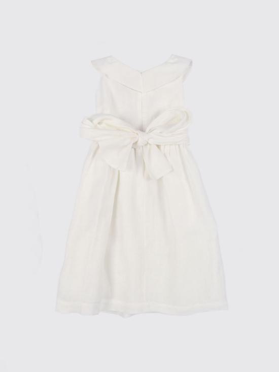 26SS [키즈] 일 구포 원피스 PATVA03CL0014 1010 White 1 - IL GUFO