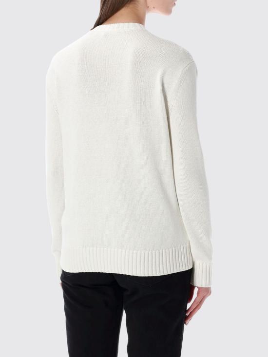 26SS 랄프 로렌 스웨터 290P13037 001 White - RALPH LAUREN