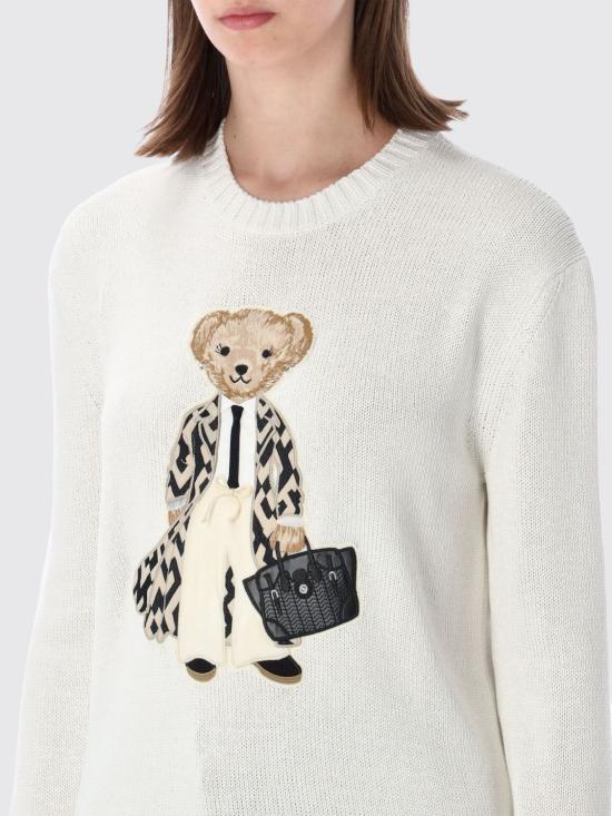 26SS 랄프 로렌 스웨터 290P13037 001 White - RALPH LAUREN