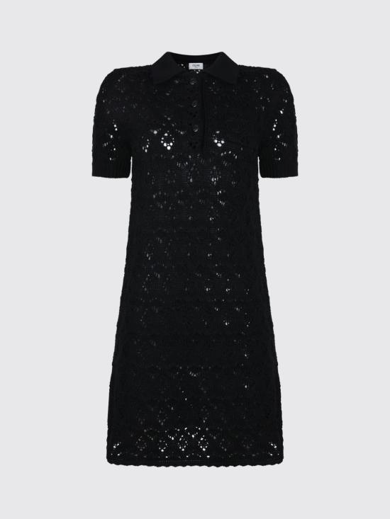 26SS 셀린느 미디 원피스 RR0LU3B57 38NO Black
