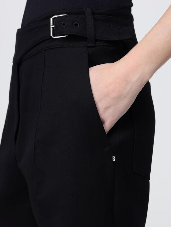 26SS 스포트막스 스트레이트 팬츠 2612131071600 003 Black - SPORTMAX