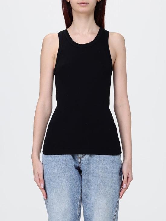 26SS 브루넬로 쿠치넬리 민소매 티셔츠 M0TC8FX230 C101 Black