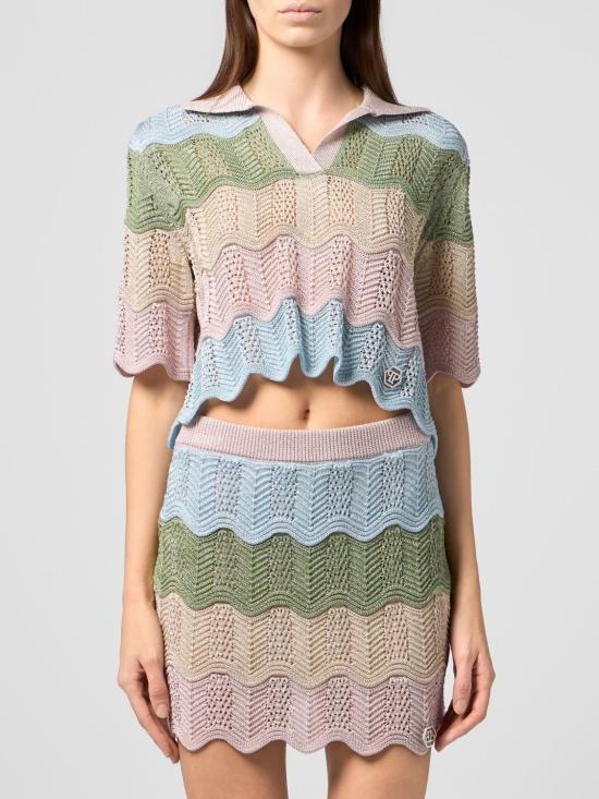 26SS 필립 플레인 폴로 티셔츠 PAFCWKK0310PKN002N 21 Multicolor