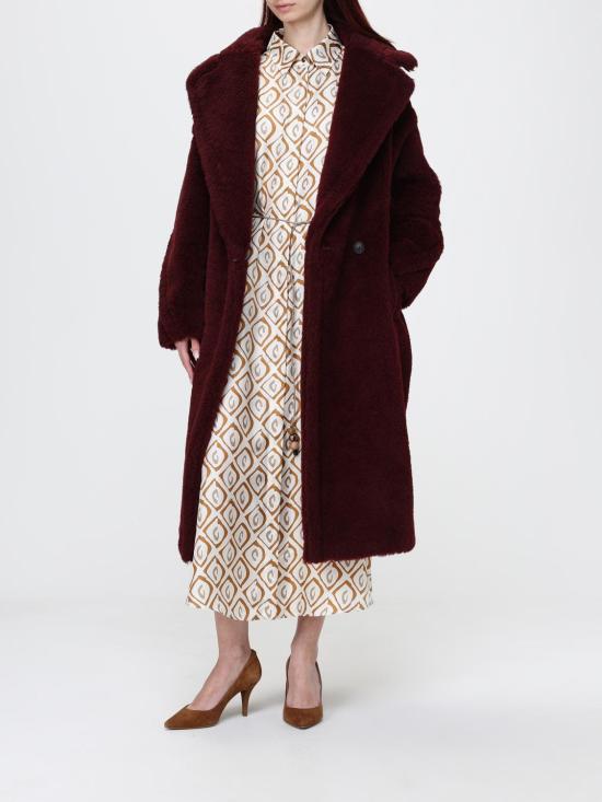 26SS 막스마라 코트 2621016052600 019 Burgundy - MAX MARA