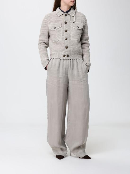 26SS 조르지오 아르마니 가디건 GW002914AF24174 U6144 Grey - GIORGIO ARMANI