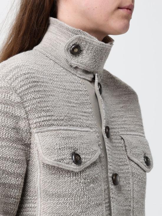26SS 조르지오 아르마니 가디건 GW002914AF24174 U6144 Grey - GIORGIO ARMANI