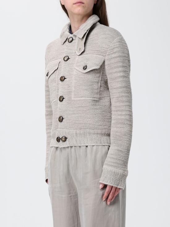 26SS 조르지오 아르마니 가디건 GW002914AF24174 U6144 Grey - GIORGIO ARMANI