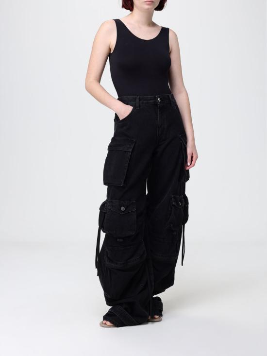 26SS 디 아티코 데님 팬츠 260WCP00084DDD104AA 100 Black - THE ATTICO
