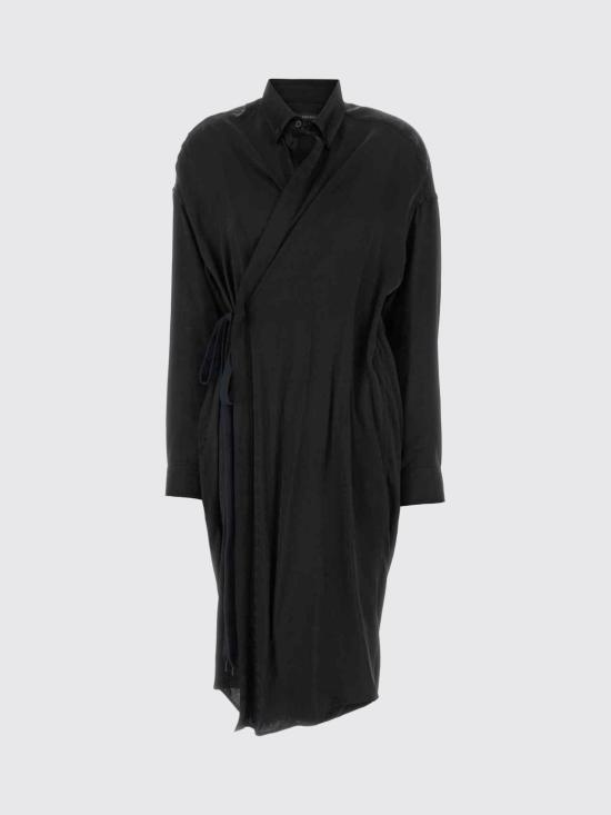 26SS 발렌시아가 미디 원피스 857339TTO54 1000 Black - BALENCIAGA