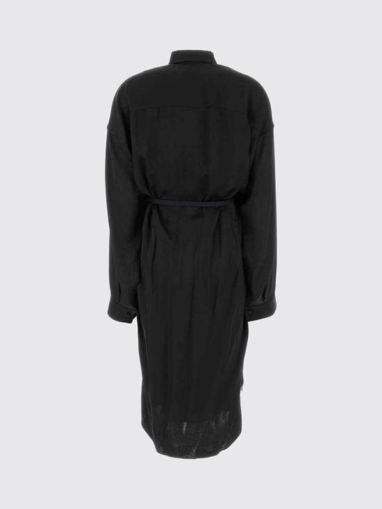26SS 발렌시아가 미디 원피스 857339TTO54 1000 Black - BALENCIAGA