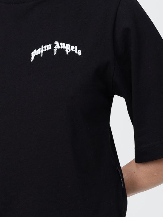 26SS 팜앤젤스 반팔 티셔츠 PWAA079S26JER003 1003 Black - PALM ANGELS