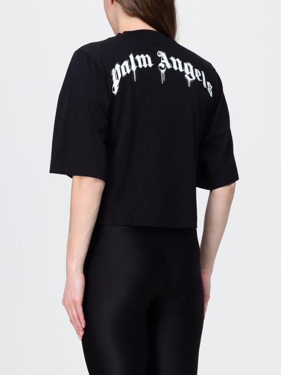 26SS 팜앤젤스 반팔 티셔츠 PWAA079S26JER003 1003 Black - PALM ANGELS