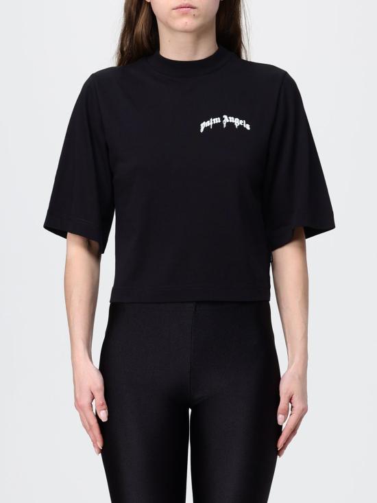 26SS 팜앤젤스 반팔 티셔츠 PWAA079S26JER003 1003 Black