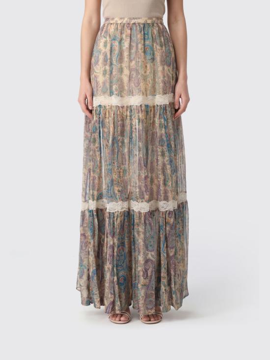26SS 에트로 롱 스커트 WRFA018399SA1N8 X0804 White