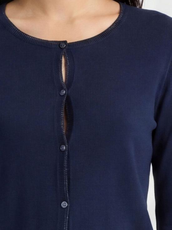 26SS 리우조 가디건 WXX056MS49I 93921 Navy - LIU JO