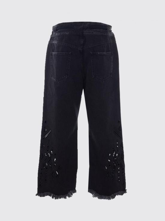 26SS 이자벨마랑 스트레이트 팬츠 PA0694FAD2H01I 01BK Black - ISABEL MARANT