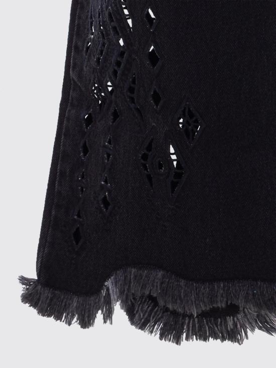 26SS 이자벨마랑 스트레이트 팬츠 PA0694FAD2H01I 01BK Black - ISABEL MARANT