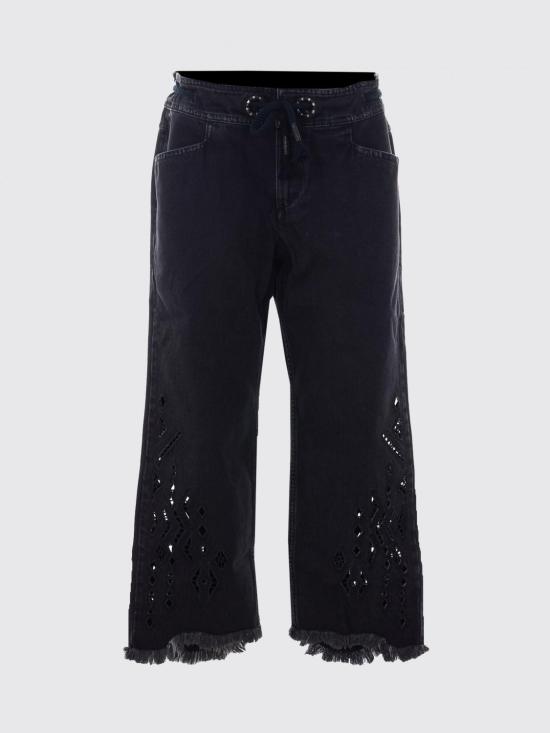 26SS 이자벨마랑 스트레이트 팬츠 PA0694FAD2H01I 01BK Black - ISABEL MARANT