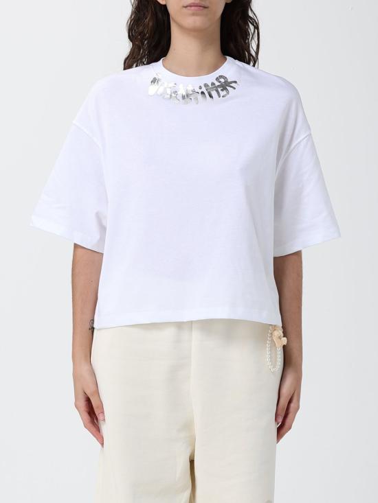26SS 디스클레이머 반팔 티셔츠 55594 BIANCO White