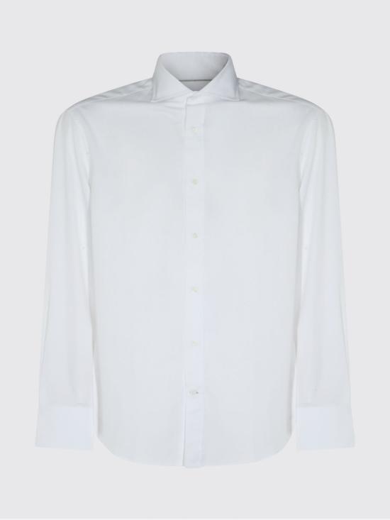 26SS 브루넬로 쿠치넬리 긴팔 셔츠 MR6201718 C159 White - BRUNELLO CUCINELLI