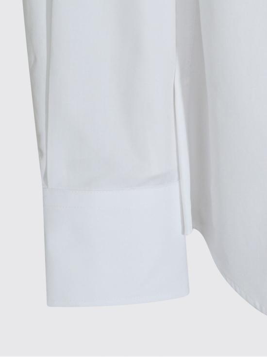 26SS 브루넬로 쿠치넬리 긴팔 셔츠 MR6201718 C159 White - BRUNELLO CUCINELLI
