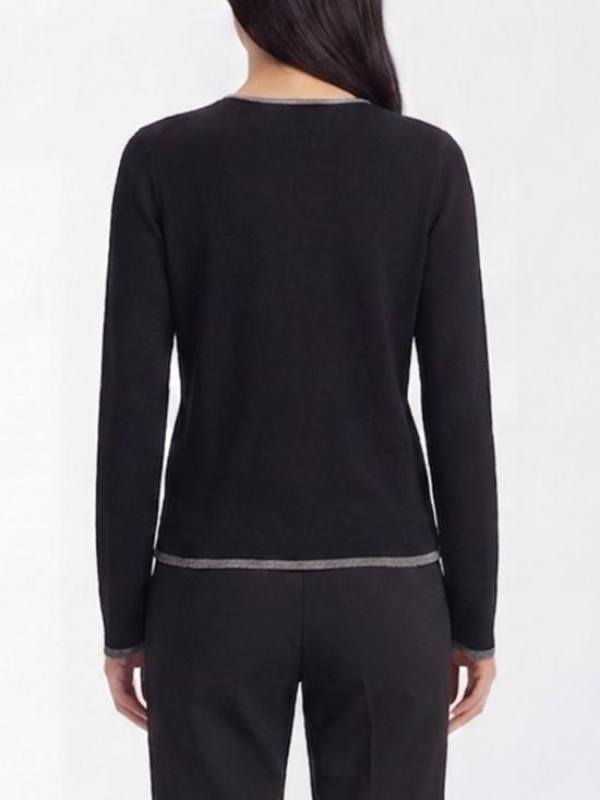 26SS 리우조 가디건 WXX056MS49I 22222 Black - LIU JO