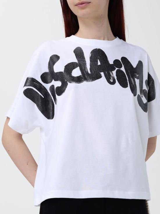 26SS 디스클레이머 반팔 티셔츠 55554 BIANCO ST NERA White - DISCLAIMER