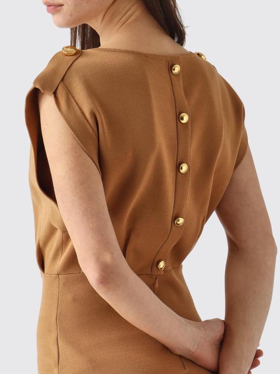 26SS 엘리자베타프랜치 롱 원피스 AM30B62E2 AI6 Beige - ELISABETTA FRANCHI