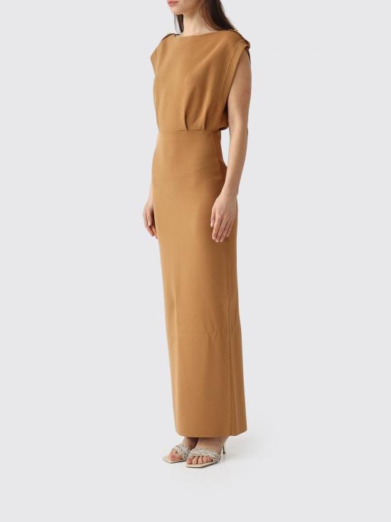 26SS 엘리자베타프랜치 롱 원피스 AM30B62E2 AI6 Beige - ELISABETTA FRANCHI