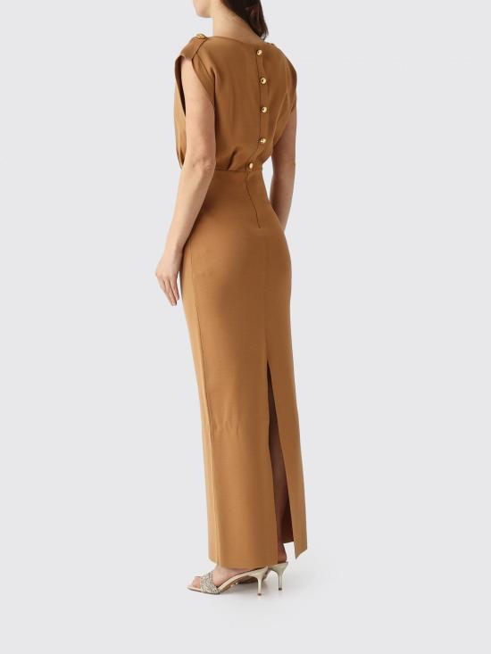 26SS 엘리자베타프랜치 롱 원피스 AM30B62E2 AI6 Beige - ELISABETTA FRANCHI