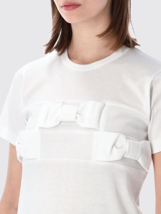 26SS 꼼데가르송 반팔 티셔츠 NQT003 1 White - COMME DES GARCONS