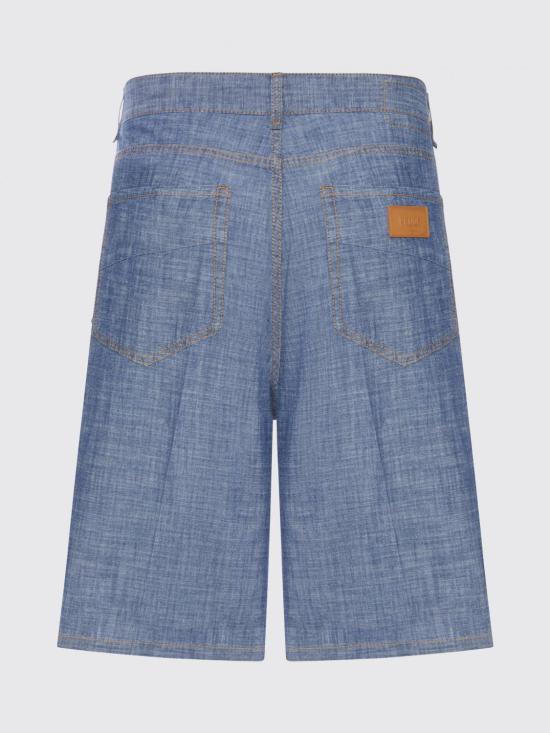 26SS 펜디 숏팬츠 FLP375AY0C F0EX7 Blue - FENDI