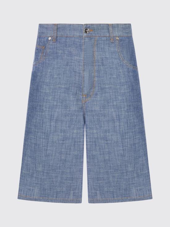 26SS 펜디 숏팬츠 FLP375AY0C F0EX7 Blue - FENDI