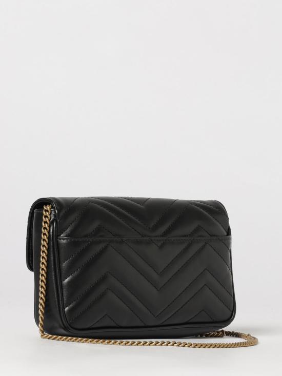 26SS 구찌 GG 마몽 스몰 숄더백 751526AACCE 1061 Black - GUCCI