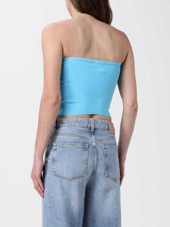 26SS 쿠레쥬 민소매 티셔츠 226MTO526FI0063 7027 Water - COURREGES