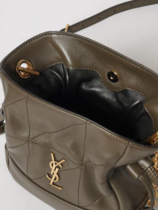 26SS 생로랑 램스킨 제이미 미니 숄더 파우치 859174AAB32 3212 Brown - SAINT LAURENT