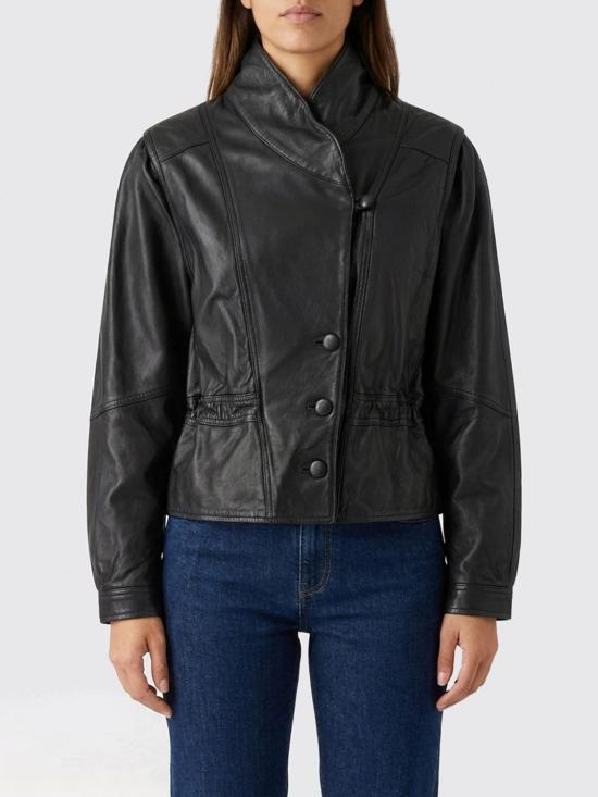 26SS 이자벨마랑 가죽 자켓 VE0601FAD1B02I 01BK Black