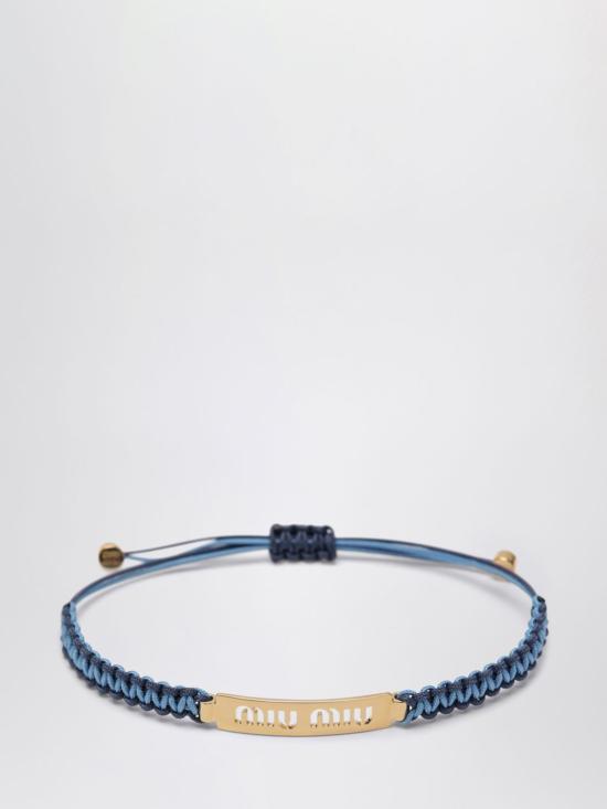 26SS 미우미우 팔찌 5IB7822IHJ F05D4 Sky Blue