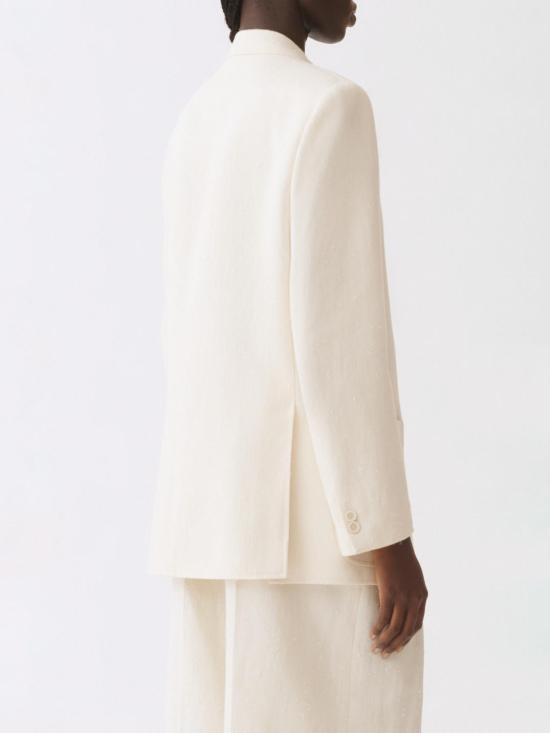 26SS 파비아나 필리피 필 쿠페 테일러링 드롭 더블브레스티드 재킷 GCD266F216L782 VR2 Butter - FABIANA FILIPPI